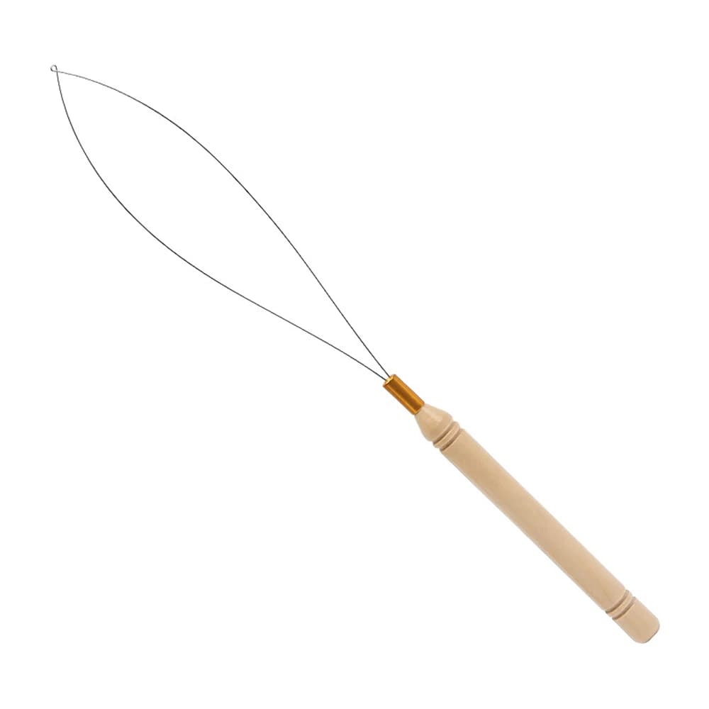 Tessuto Loop Micro Anelli Collegamenti Perline Infila ago Filo Tirando Gancio Per Estensioni dei capelli Strumenti Ago Uncinetto Loop