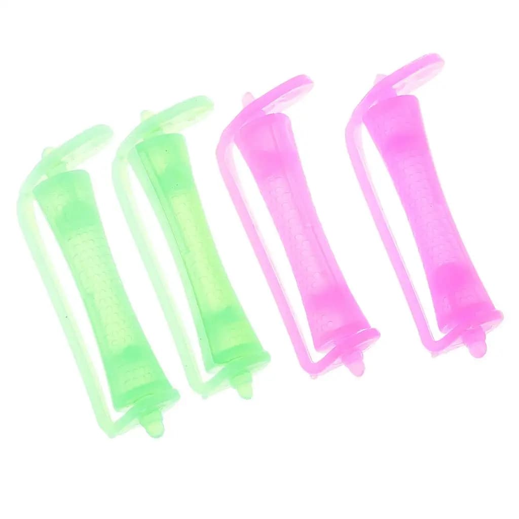 Set di arricciacapelli per bambole, accessori in plastica in miniatura per decorazioni e travestimenti per case delle bambole in scala 1:6