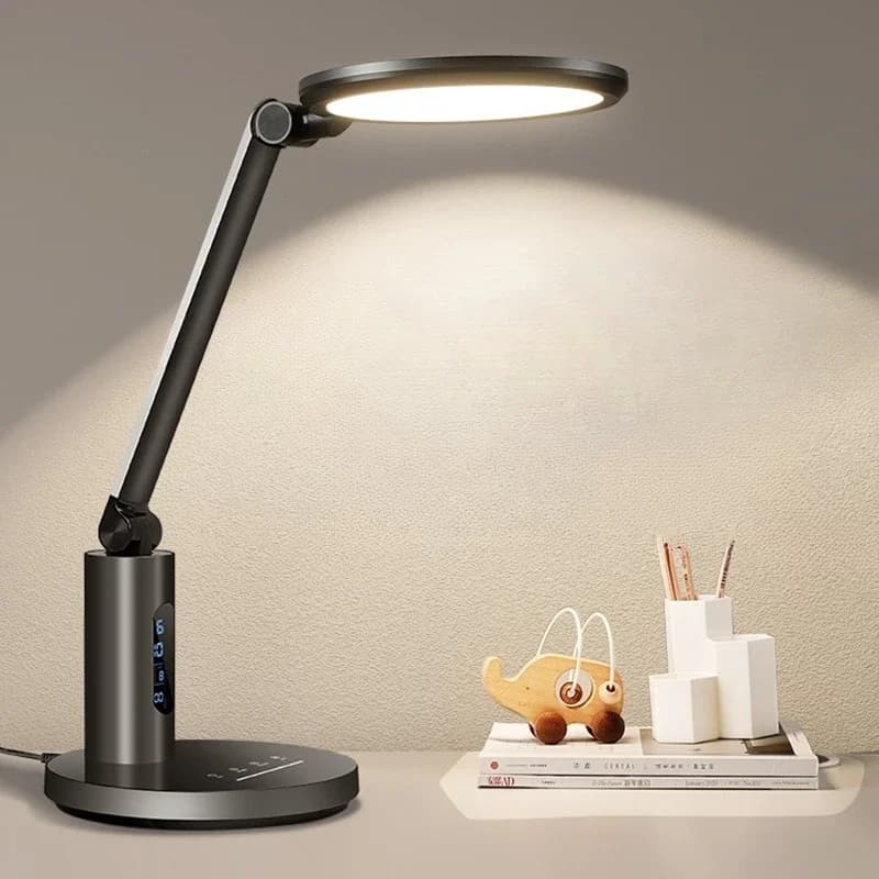 Lampada da scrivania per l'apprendimento a LED per la protezione degli occhi, lampada da camera da letto per scrivania dei compiti