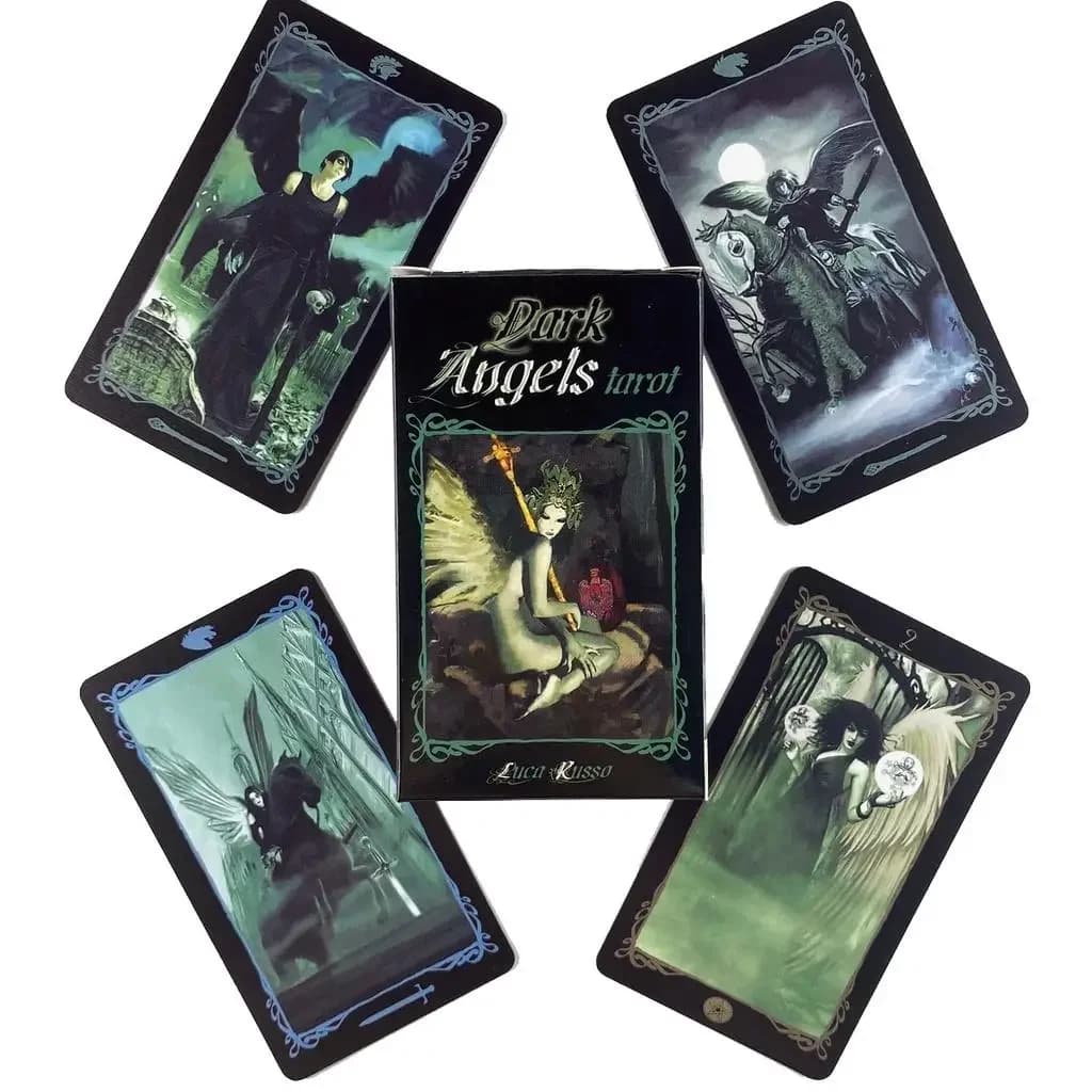 10.3*6cm Dark Angels Tarot Deck Leisure Party gioco da tavolo Fortune-telling profezie Oracle Cards
