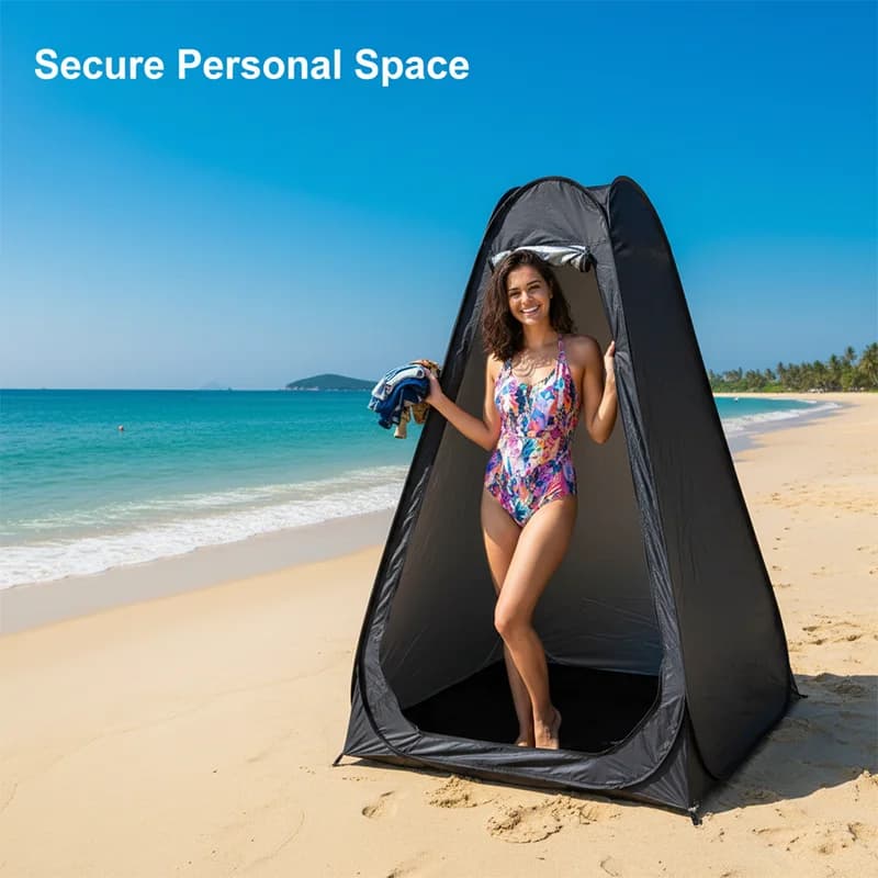 Portable Pop-Up Privacy Tent for Outdoor Shower Camping Toilet Rain Shelter Easy Setup Foldable with Storage Bag