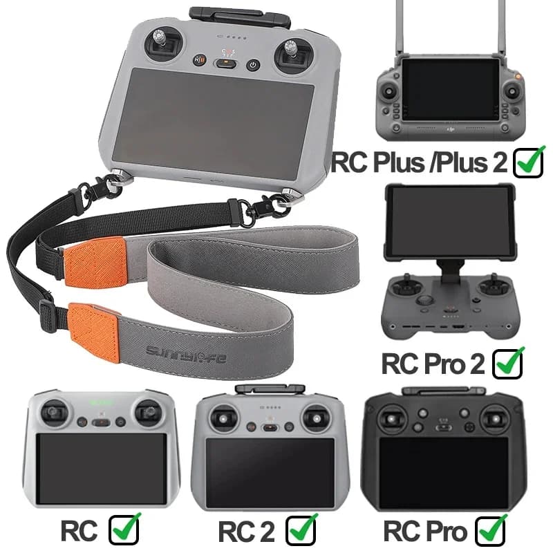 Lanyard For DJI RC/RC 2/ PRO/ PRO 2/ PLUS/ PLUS 2 Adjustable Neck Straps For Mavic 4 Pro/Air 3/Mini 4 3 Pro Drone Accessories