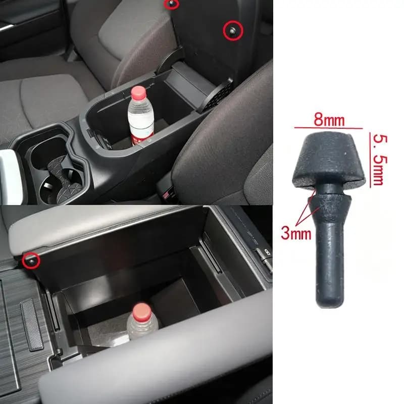 【MO】For Avensis II T250 Camry XV20 XV40 Camry Gracia New Car Center Console Storage Box Armrest Cushion Pad Rubber