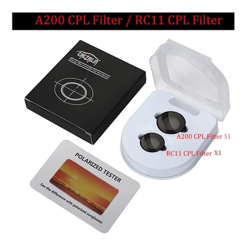 For 70mai Dash Cam A200 CPL Rear Camera Filter 70mai RC11 CPL Filter 70mai A200 Support for 70maiA200 Static Stickers