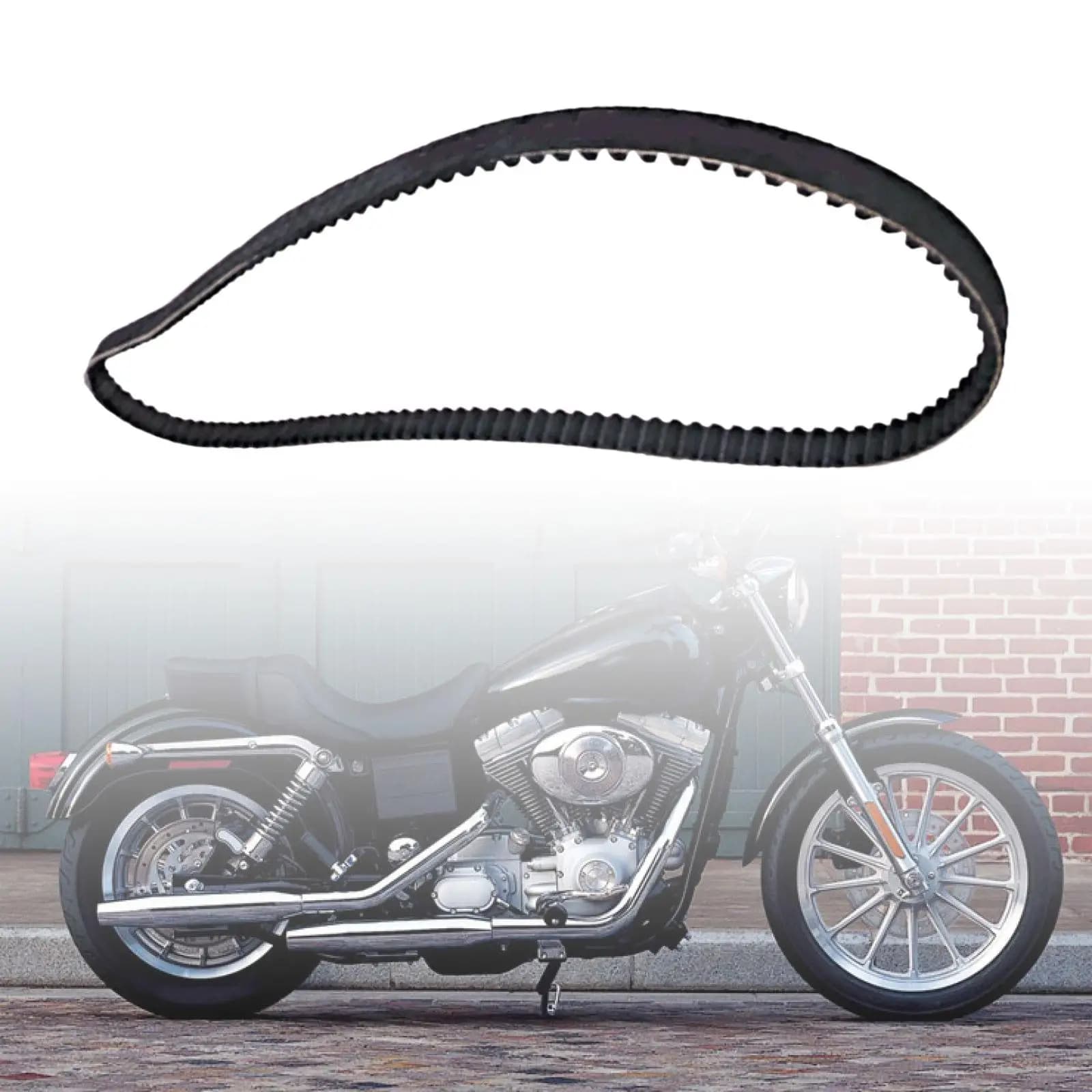 Rear Drive Belt 40015-90 1 1/2" 133T Rubber Accessory for Harley-davidson Tour Glide Wide Glide Electra Glide Super Glide