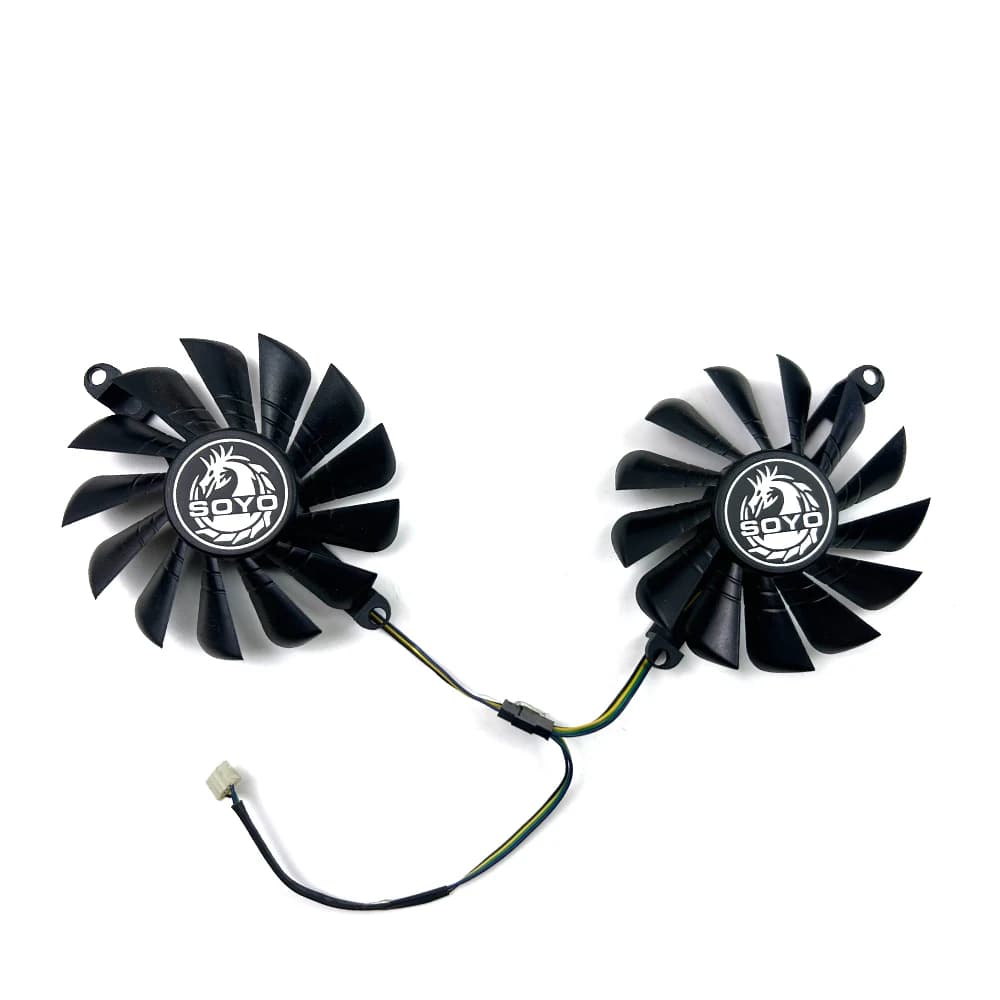 NUOVA ventola di raffreddamento 85MM 4PIN RX580 per ventole della scheda video SOYO RX 580 2048sp