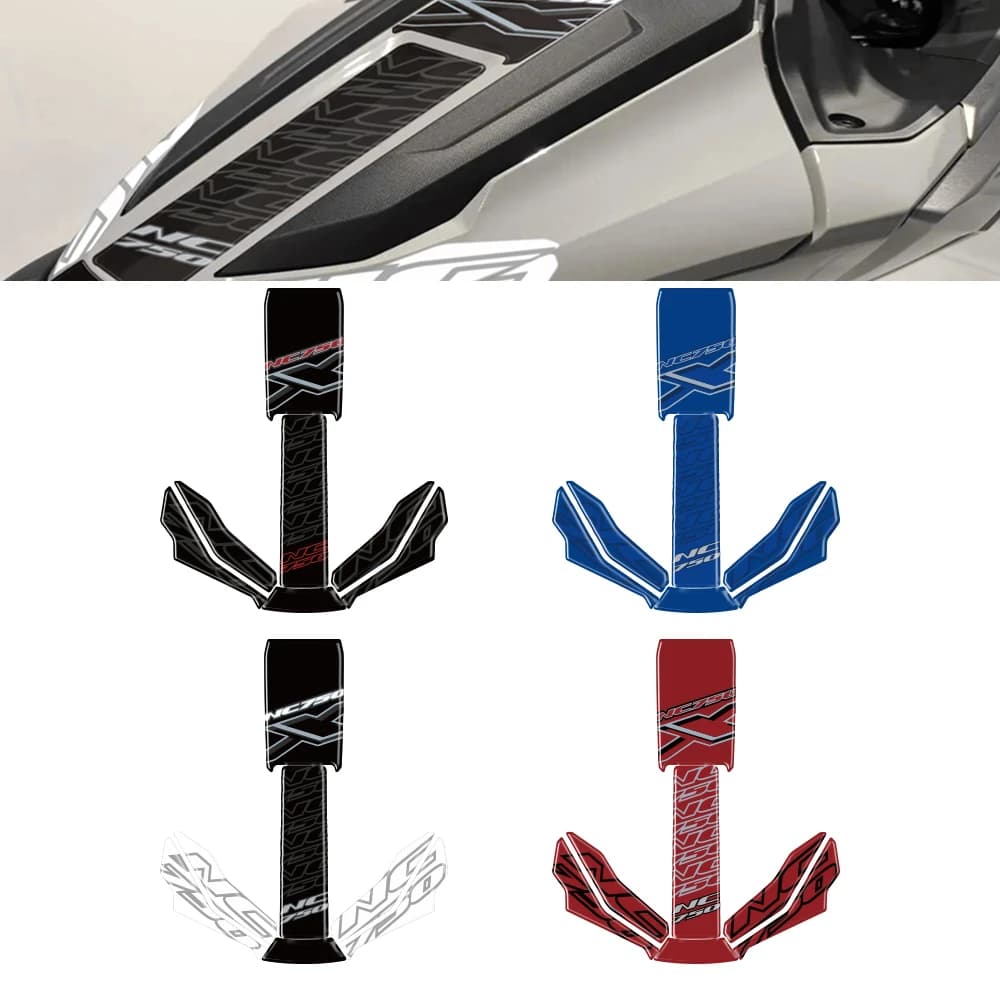 Per Honda NC750X NC 750 X 2021-2025 Moto 3D Gel Rilievo del Carro Armato Della Protezione Adesivi Ginocchio Serbatoio Lato Vernice di Protezione Decalcomania Kit