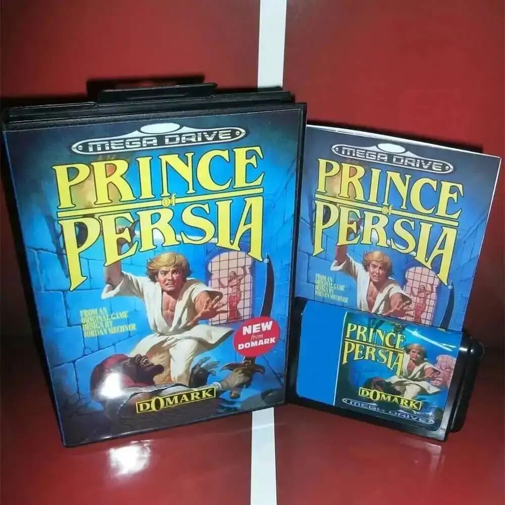 Nuovo Arrivo: Prince of Persia, Scheda di Gioco 16 bit MD con Scatola Originale e Manuale per Sega Mega Drive/Genesis