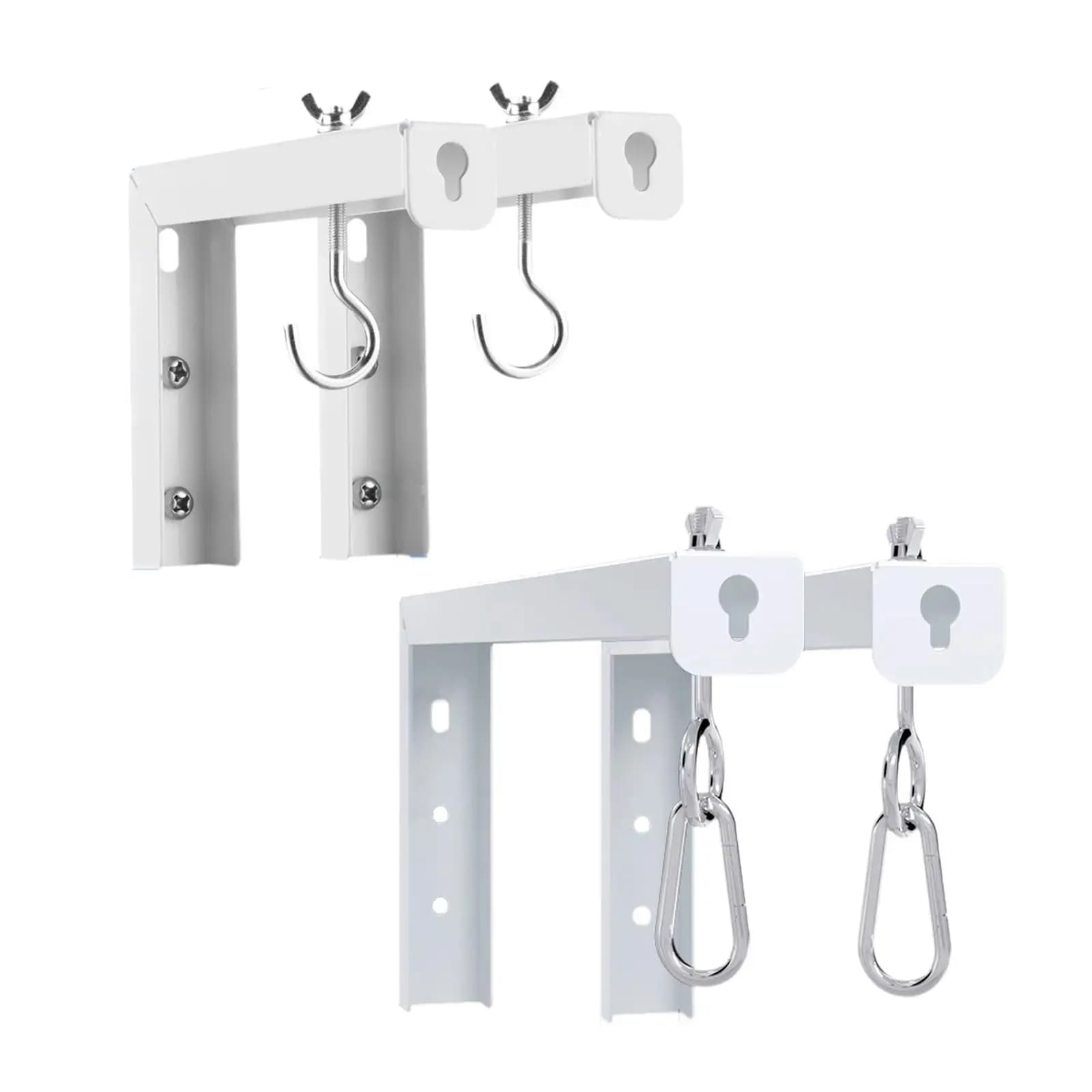 2x Supporto a Soffitto per Schermo Proiettore Bianco Universale per Presentazioni Aziendali Ufficio Intrattenimento Spazi Educativi Sala Giochi