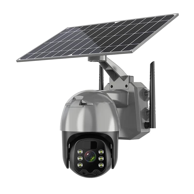 2MP 1080P Energia solare a colori Wireless WIFI/4G PTZ IP Dome Camera AI Rilevazione umanoide Sicurezza domestica CCTV Baby Monitor