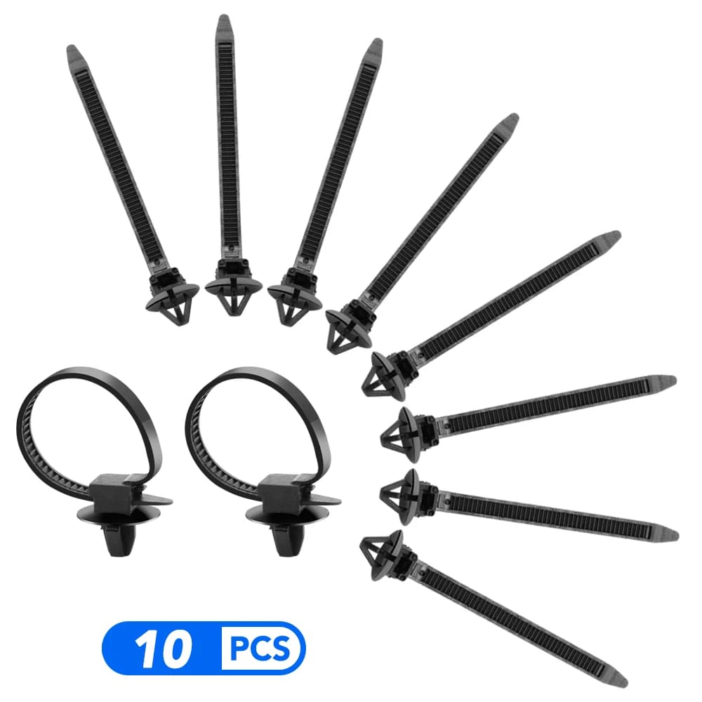 10PCS Fascette di fissaggio per cavi per auto Elementi di fissaggio automatici per Honda crv civic 2017 city accord 7 jazz fit hr-v