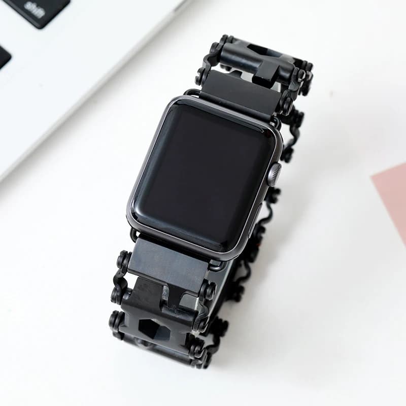 per cinturino per orologio 44mm 45mm 49mm 41mm 40mm 42mm 38mm Cinturino in metallo in acciaio inossidabile iWatch Ultra 8 se 6 7