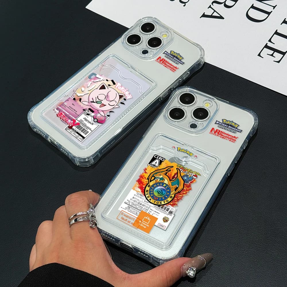 Squirtles Bulbasaurs Pikachus Phone Case for Xiaomi 13 13T 12 12T 11 Lite Poco X5 X4 X3 NFC M5 M4 Pro 4G 5G Card Clear Cover