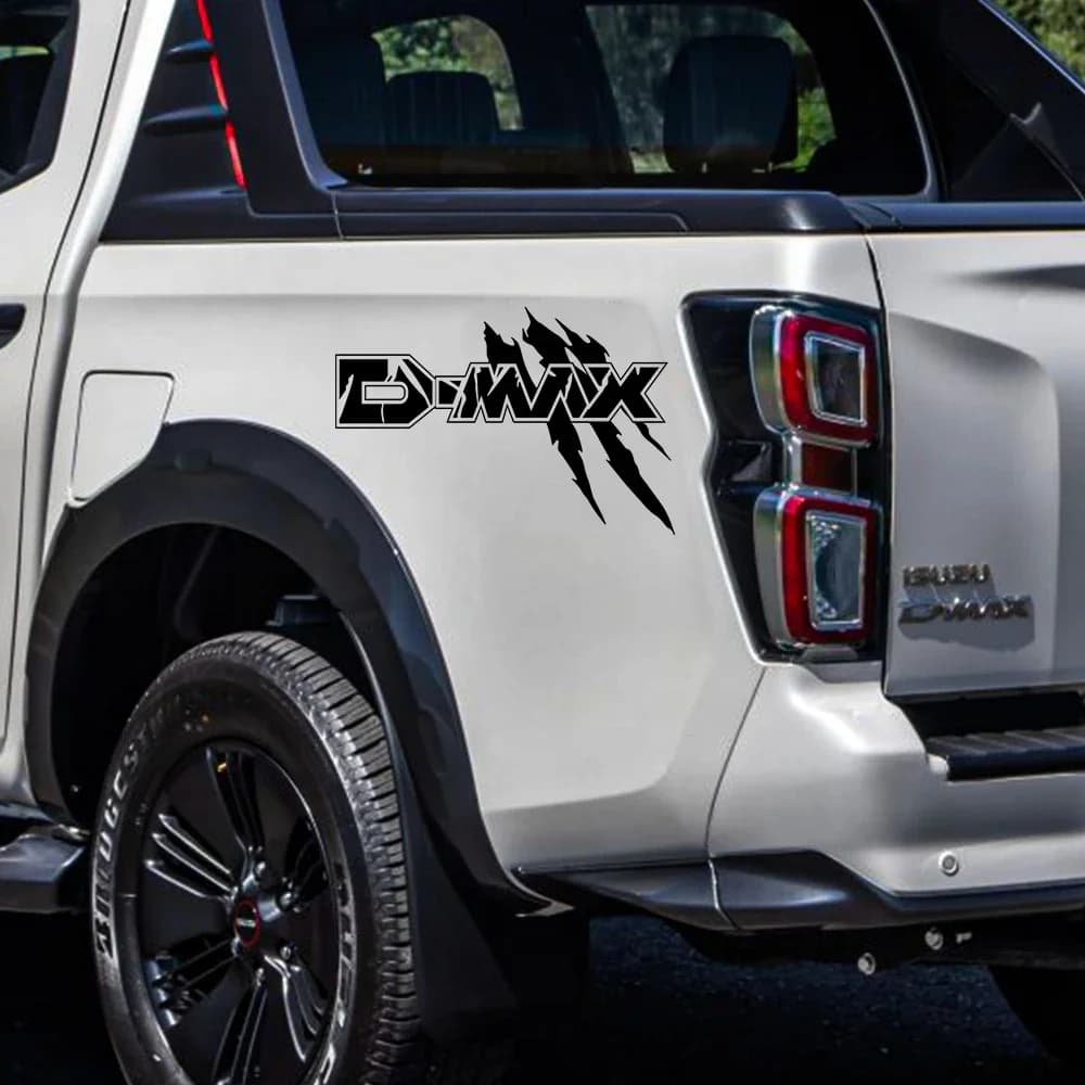 Car Body Side Sticker For Isuzu D-Max UTE LS SX Trim Pickup Truck Bed Graphics Claw Styling Decor Cover Decal Auto Accessories