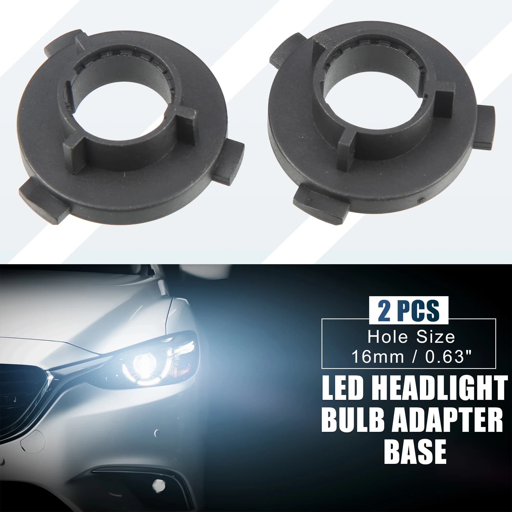 X Autohaux H7 LED portalampada portalampada adattatore presa Base supporti Clip per Kia K3 K4 K5 Sorento Sportage R coupé per Hyundai
