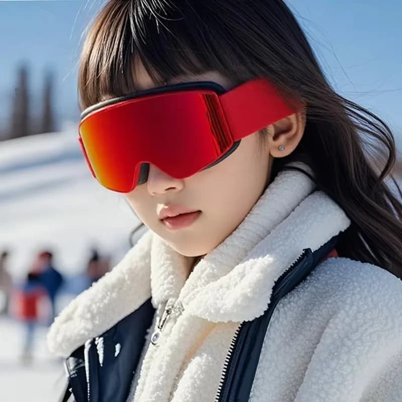 Airo Cross-border children's double-layer anti-fog ski goggles for boys and girls, outdoor sports cylindrical mountaineering
