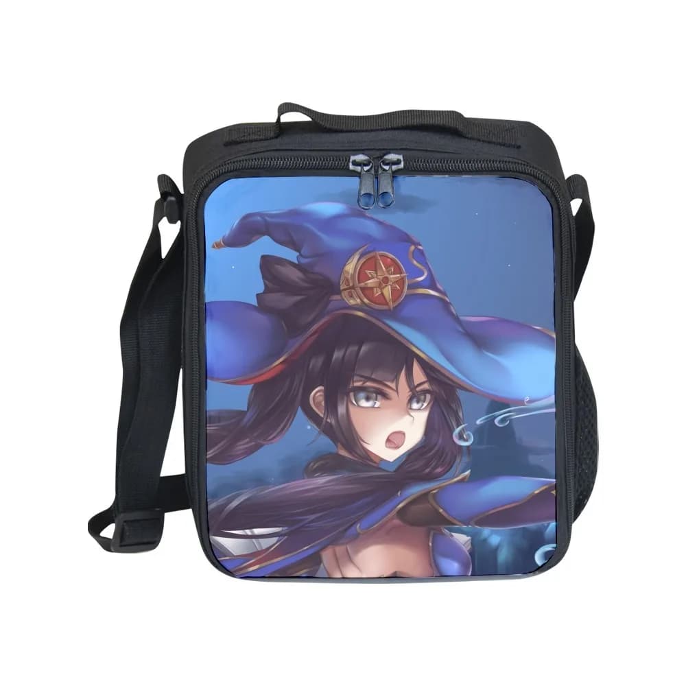Popular Genshin Impact Lunchbox Crossbody Game Thermal Insulated Lunch Bag for Food Lunch Insulated Bags for Picnic 3D Printed Ice Bags