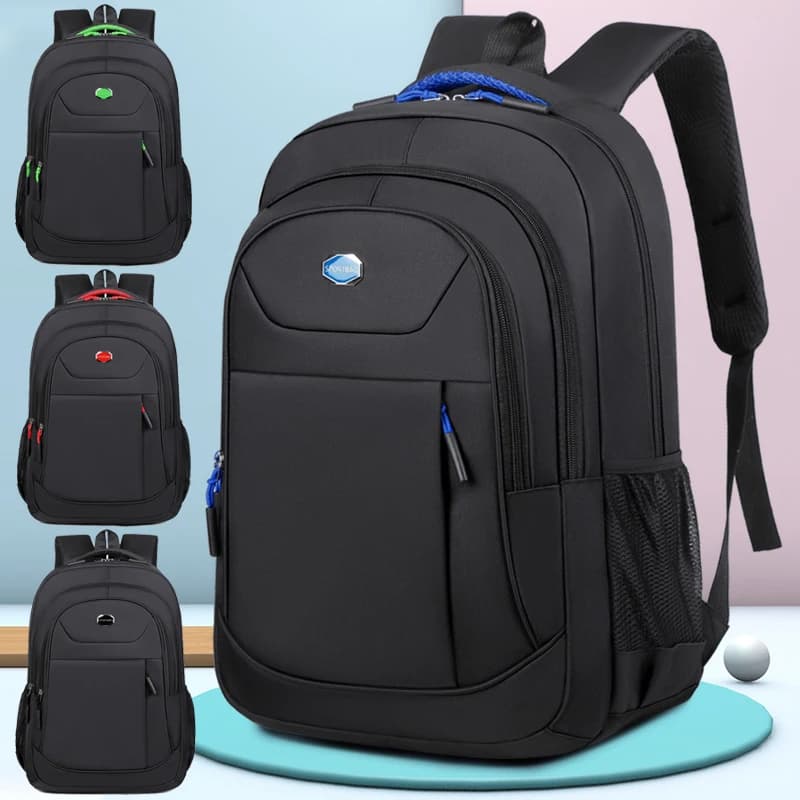 Zaino da uomo Zaino impermeabile Oxford Borsa per computer da lavoro Zaino da viaggio per il tempo libero Zaino per studenti delle scuole superiori