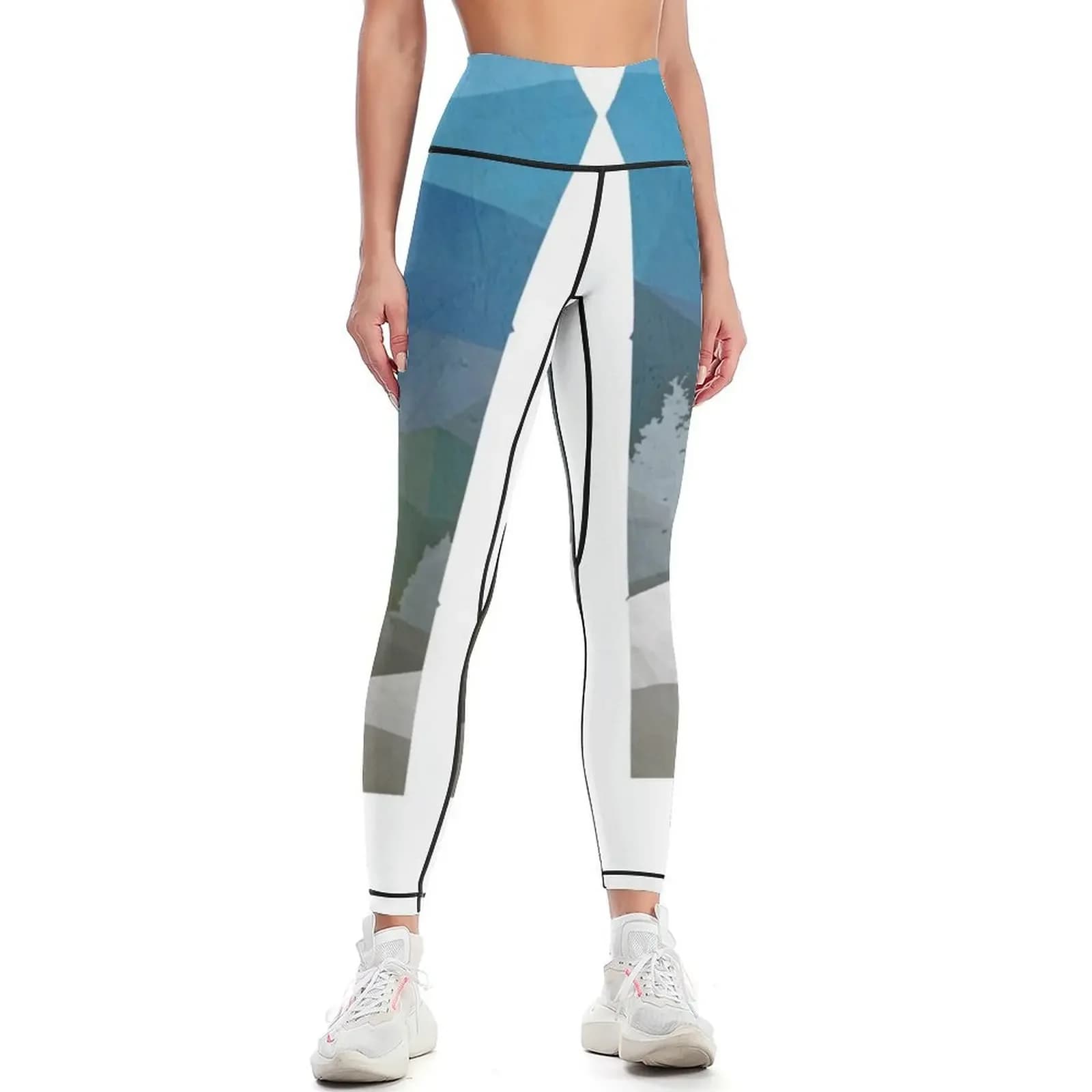 The Skiers Leggings high waist sporty woman push up workout clothes for Women's sportswear Womens Leggings