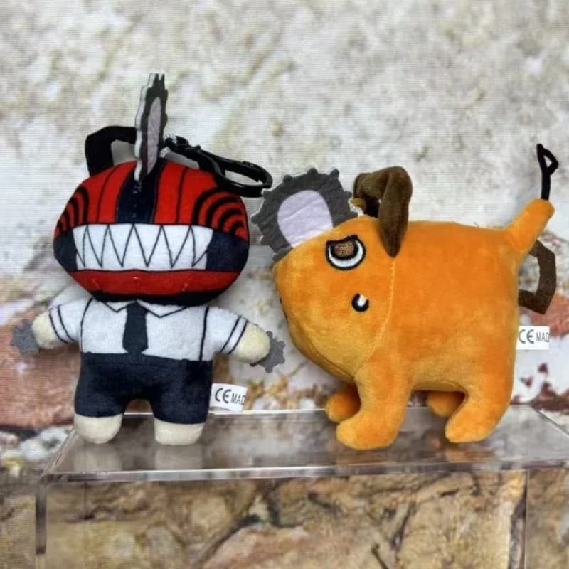Nuovo Arrivo Anime Pop: Peluche della Serie Chainsaw Man, Ciondolo a Forma di Cane Carino, Portachiavi, Charm Animale Imbottito, Regalo Merch Anime
