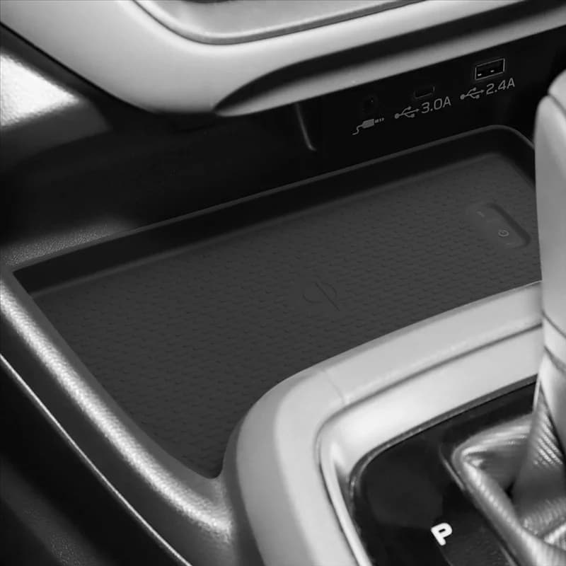 A30P-Car Tappetino antiscivolo Console centrale in silicone Caricatore wireless Accessori interni per Subaru Crosstrek 2025 LHD