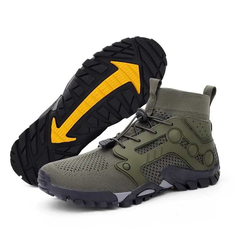 CARMONDBLE Scarpe alte da ciclismo Scarpe da ginnastica da uomo per moto Calzature da mountain bike Zapatilla Ciclismo Stivali da enduro per bicicletta Mtb