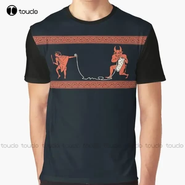 T-shirt grafica Crafty Minotaur Camicie da golf T-shirt con stampa digitale Regalo di Natale Nuovo popolare Xxs-5Xl Streetwear