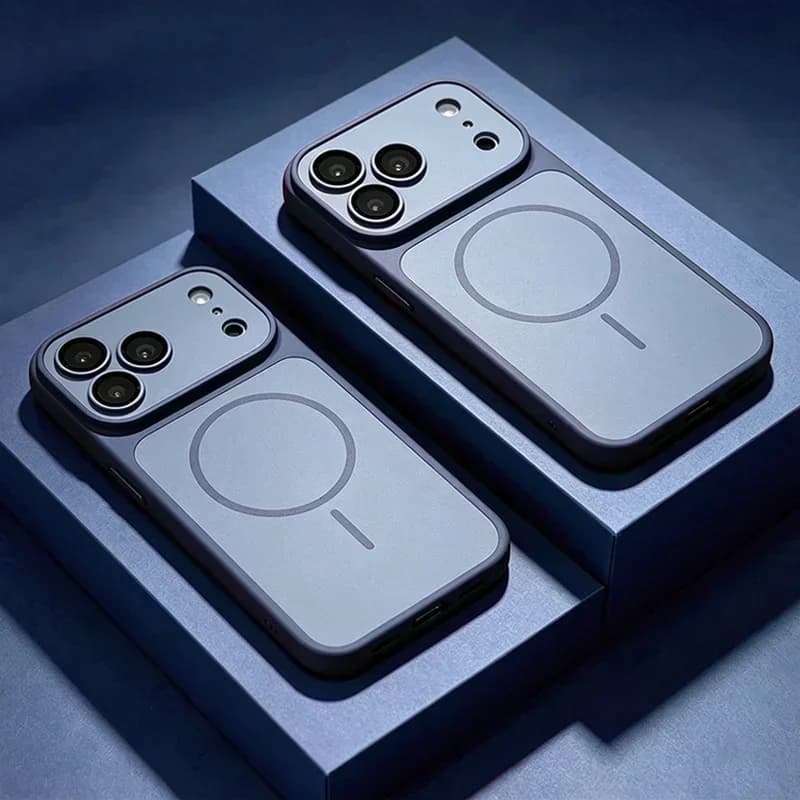 Luxury Matte Magnetic Phone Case for IPhone 18 17 15 16 14 Plus 13 12 11 Pro Max for Magsafe Wireless Charge Shockproof Cover