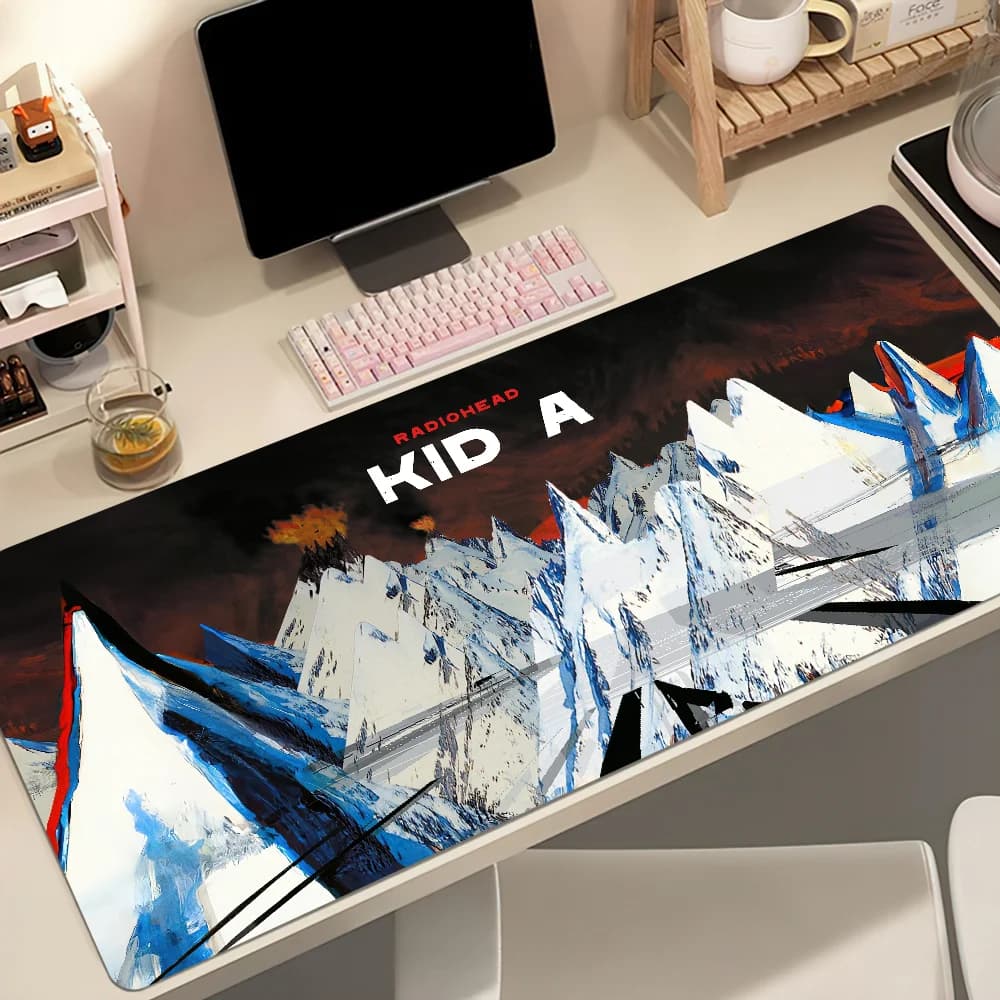 Band R-Radio-headES OK Computer Mouse Pad Non-slip Thickened MousePad Student Gaming Cushion Large Writing Lockedge Office