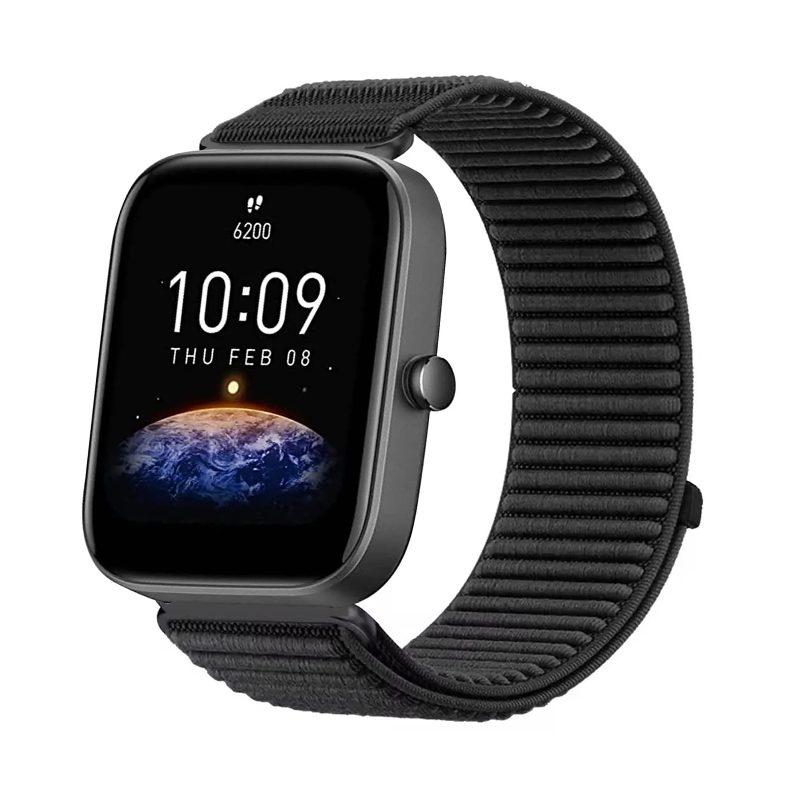 Fasce in nylon per Amazfit Bip 3 Pro/Bip 3/Bip U Pro/Bip U/Bip S/Bip S Lite/Bip Band, cinturino elastico in nylon con velcro morbido