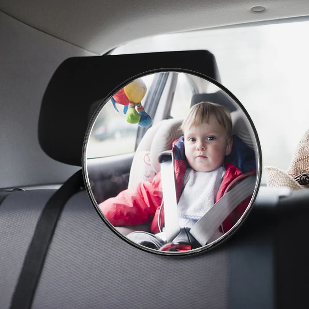 Specchietto Convesso per Auto per Monitoraggio Bambini, Accessorio Auto per Cura dei Neonati, Specchio Retrovisore per Sedile Posteriore