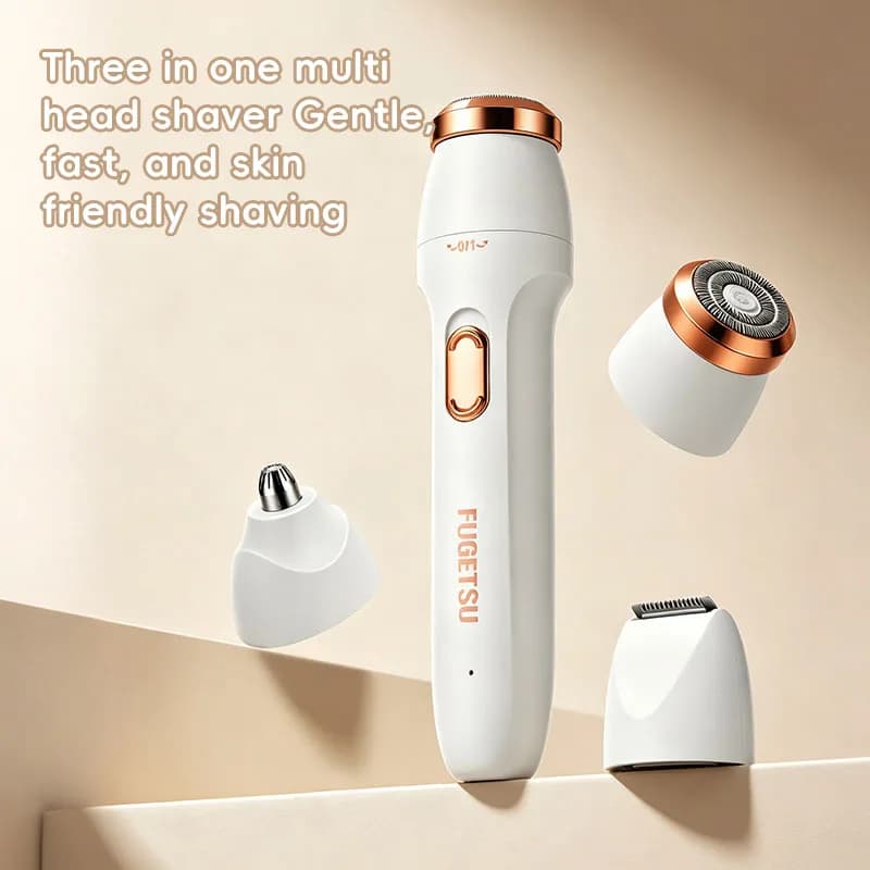 3-in-1 Portable Electric Hair Removal Set,Type-C Rechargeable Electric Shaver, Underarm, Leg Hair, Nose Hair Removal Device