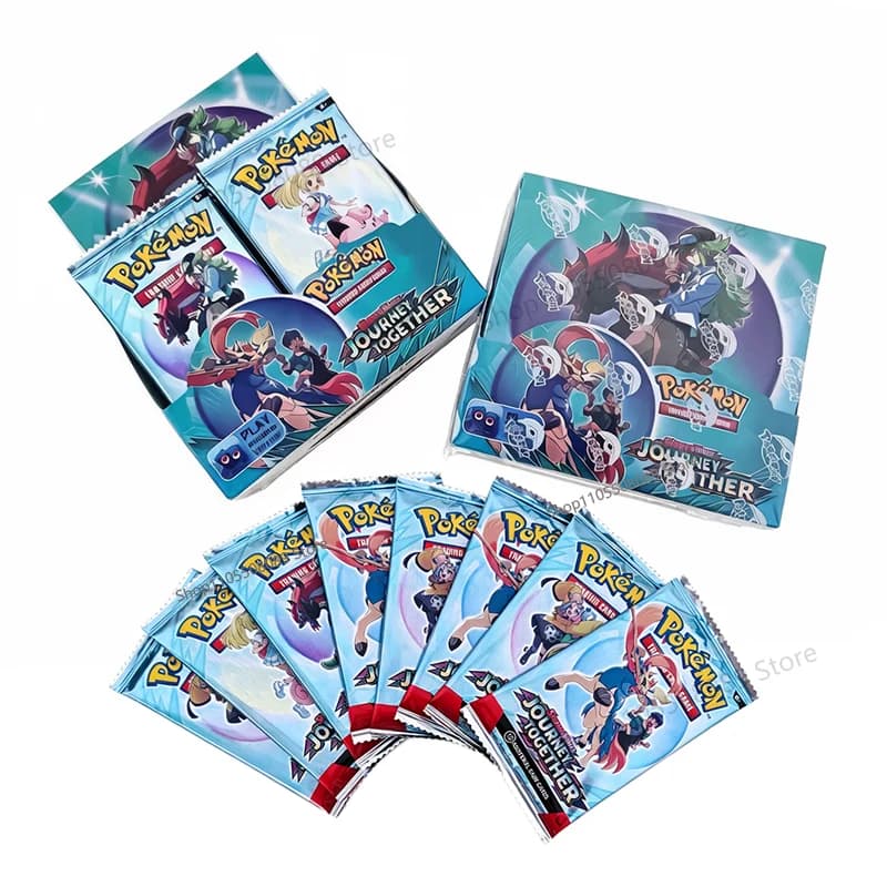 360Pcs Pokemon Scarlet & Violet Journey Together TCG Expansion Booster Box Trade Card 36 Pack Box English Version