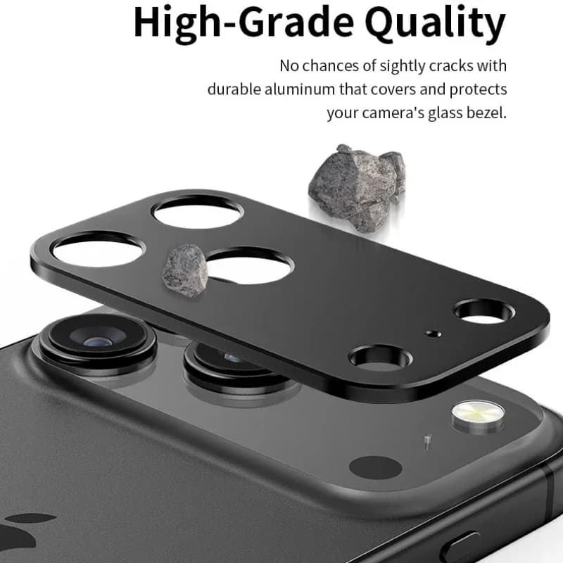1-5pcs Protezione per obiettivo fotocamera posteriore in metallo di alluminio per IPhone 17 Pro Max 17Air 17 Pro Copriobiettivo Protezione per schermo Pellicola per anello per obiettivo