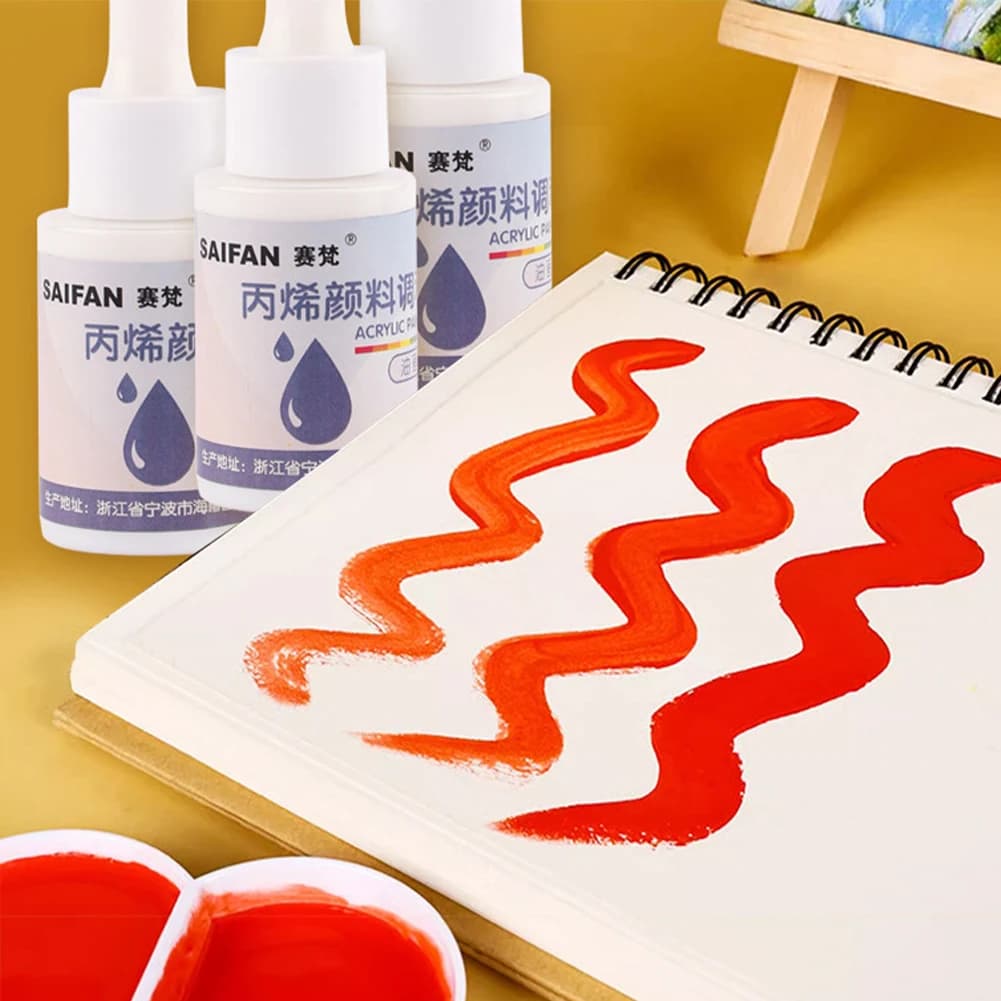 30ml Premium Acrylic Flow Medium Oil Painting Works Polishing Liquid Oil Paint Blending Fluild Art Supplies Painting Accessories