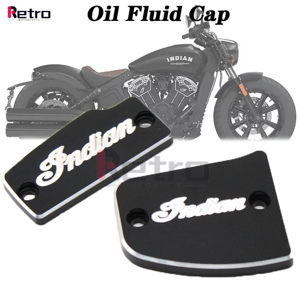 Moto Anteriore e Posteriore Billet Cilindro Maestro Coperture per Indian BOBBER Scout 2015-2018 Motocicleta Motos Parti Del Motociclo