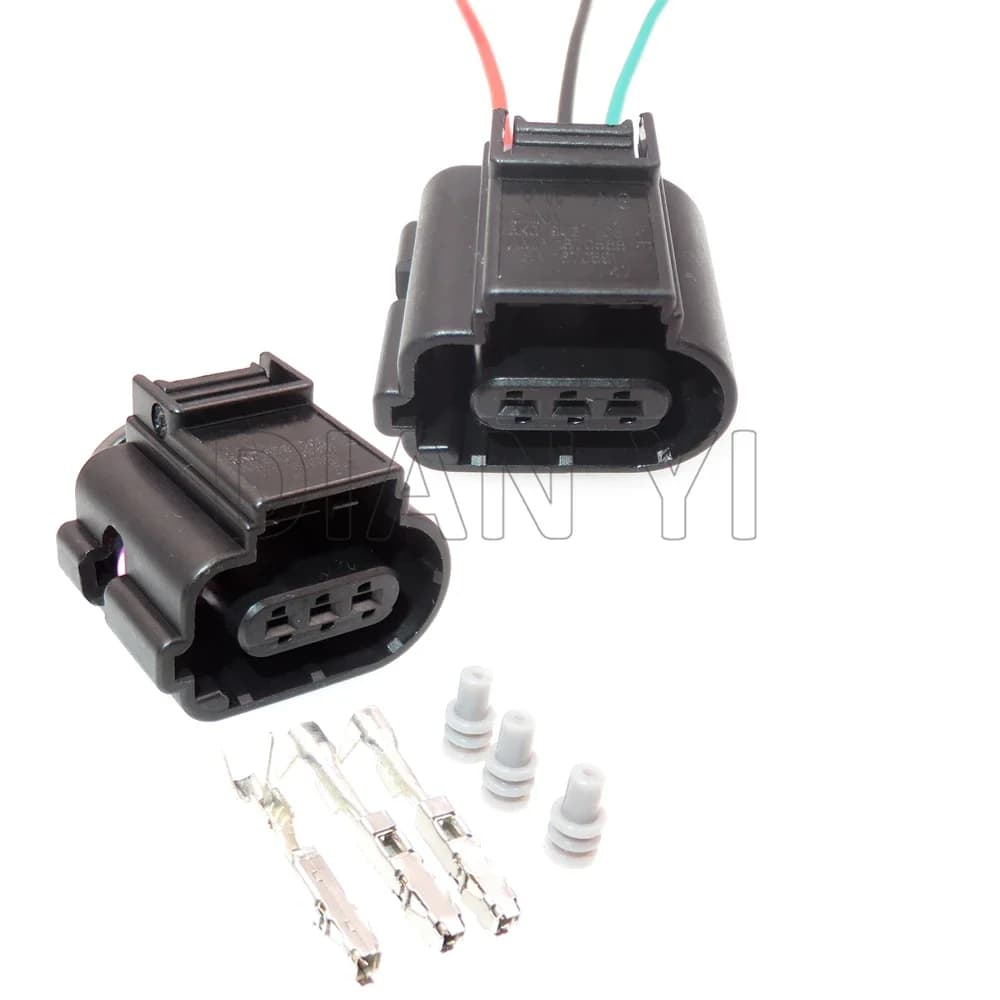 Set di 3 connettori a 3 vie per climatizzatore auto, interruttore di pressione per VW, alloggiamento in plastica, presa 8K0973703 1670588 1670591