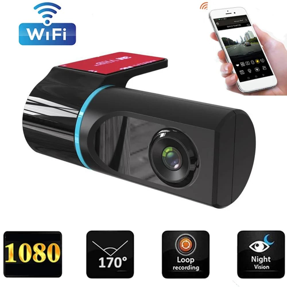 1080P WIFI DVR ADAS Dash Camera Car DVR Camera Recorder DashCam for Android Car Radio USB WIFI Mini Car Recorder View