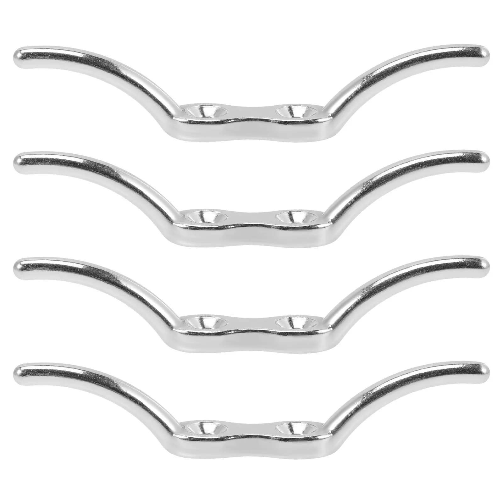 4 Pezzi Bitte per Imbarcazioni in Acciaio Inossidabile 316 Resistenti alla Corrosione, Accessori per Ancoraggio Corde per Yacht e Aste Bandiera