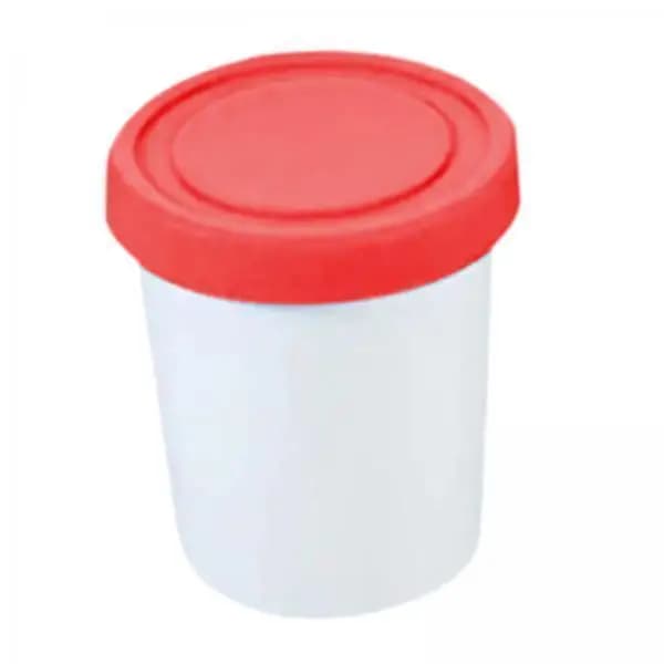 Dessert Container PP Material Leakproof Ice Cream Pint Cup Airtight Freezer Tub Reusable Food Storage for Homemade Summer Sweets