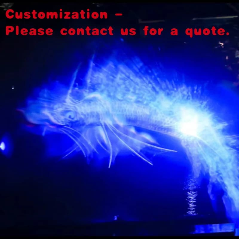 Custom.3D Tecnologia Proiettore Dispositivo su Schermo Fontana di Proiezione Ornamento Moderno Con Luci