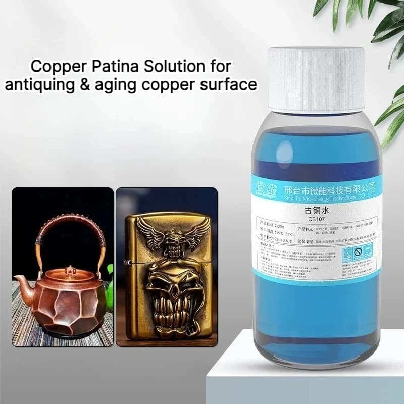 Ancient Copper Water Purple Copper Implement Antiqu Do Old Room Temperatur Blackening Coloring Treatment Liquid Oxidation Liquid