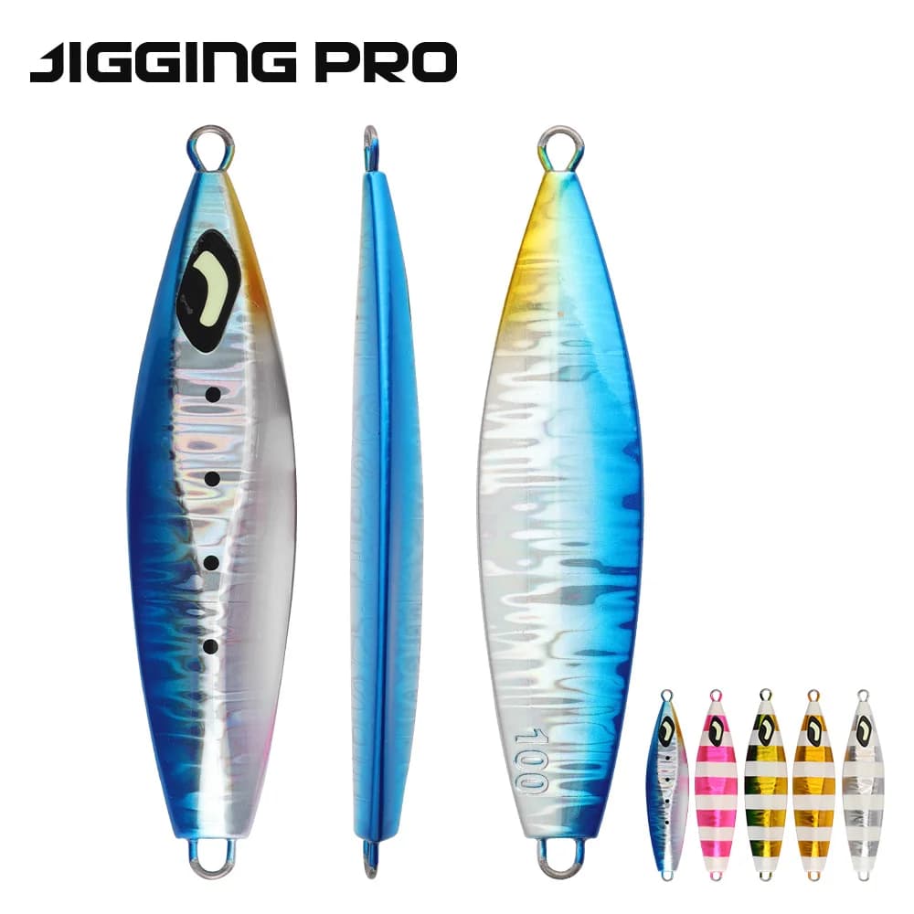 JIGGING PRO 100g 130g 160g 200g Esca da jigging lento Giappone Design Ocean Stinger Wing Lure Metal Jig
