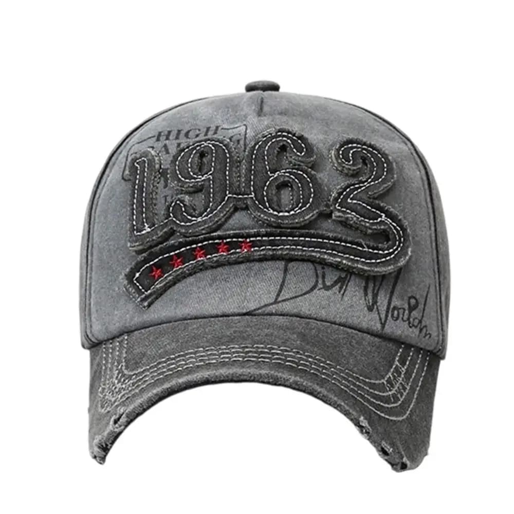 Cappello da Baseball Casual Hip Hop Traspirante con Ricamo, Cappello da Sole Regolabile Vintage Snapback per Uomo e Donna