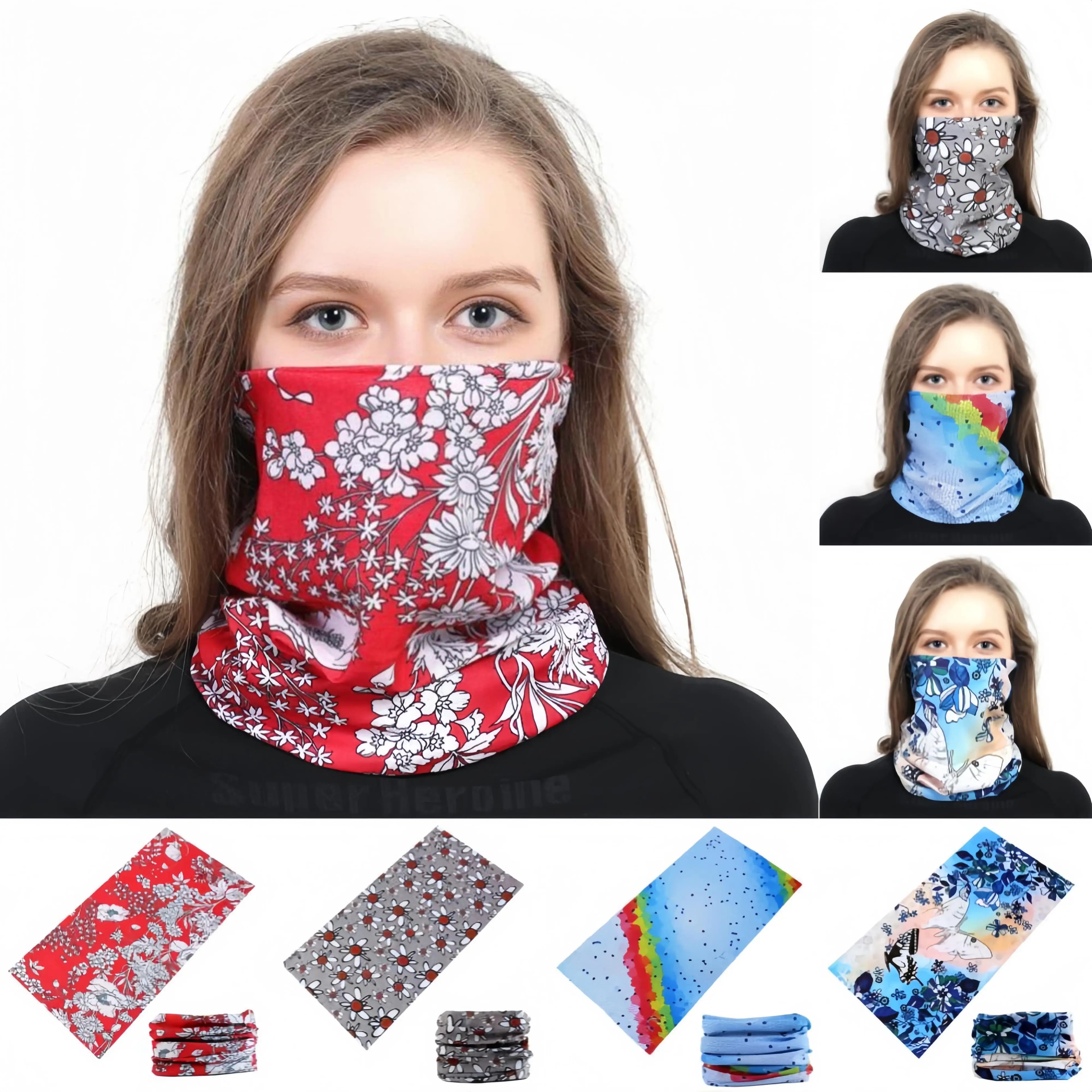 Nuova Collezione 2026: Bandane Magiche Senza Cuciture per Donna e Uomo - Fascia Multifunzionale, Maschera Sportiva, Balaclava, Sciarpa Floreale per il Collo, Design Teschio