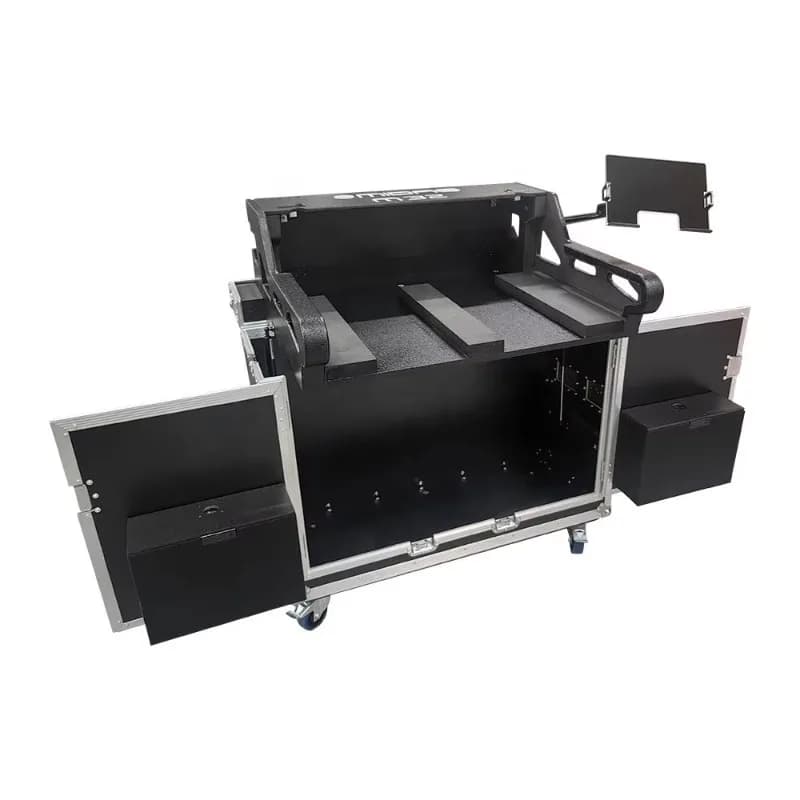 Flight Case Midas M32 con Supporto per Laptop, Versione Idraulica, per Sistema PA, Attrezzatura da Studio, Mixer Digitale