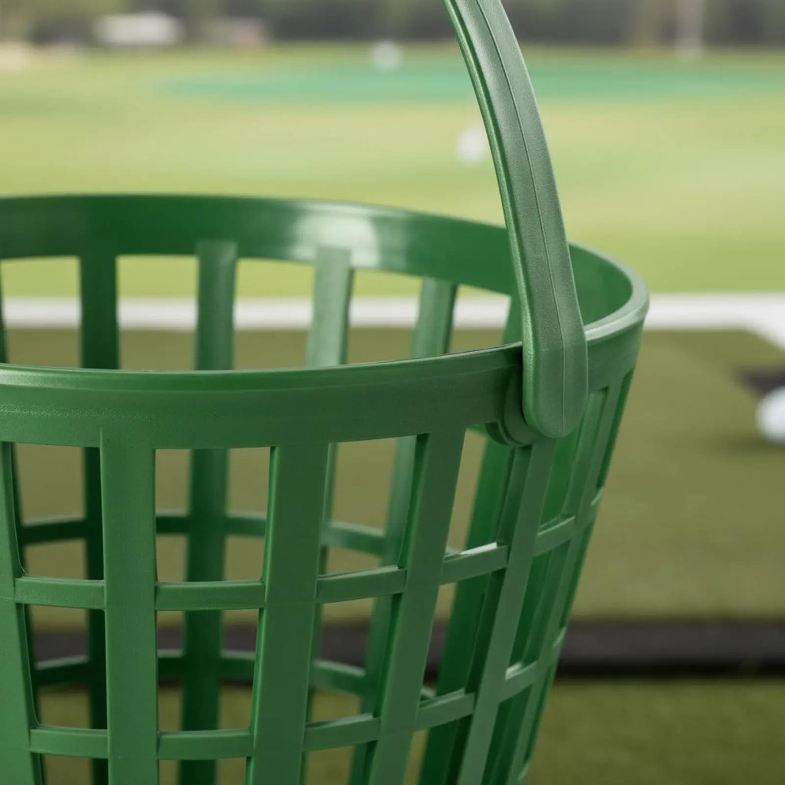 Cestino per Palline da Golf in PP, Leggero e Portatile, Resistente all'Usura e Durevole per la Pista di Pratica