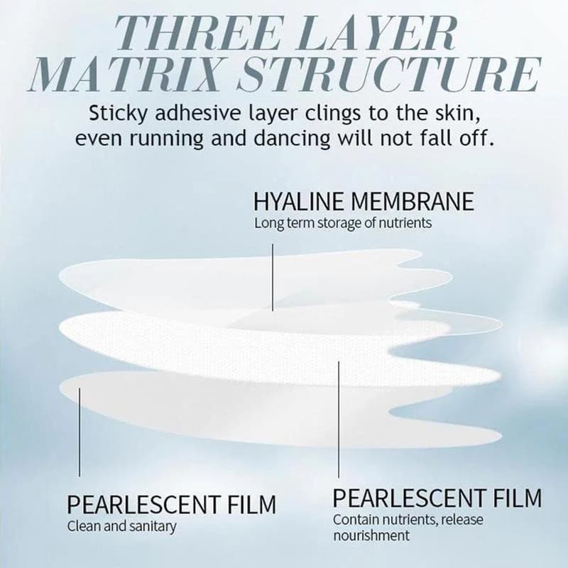 New 5PCS Anti Wrinkle Aging Face Sticker Eye Mask Forehead Neck Anti-wrinkle Patches
