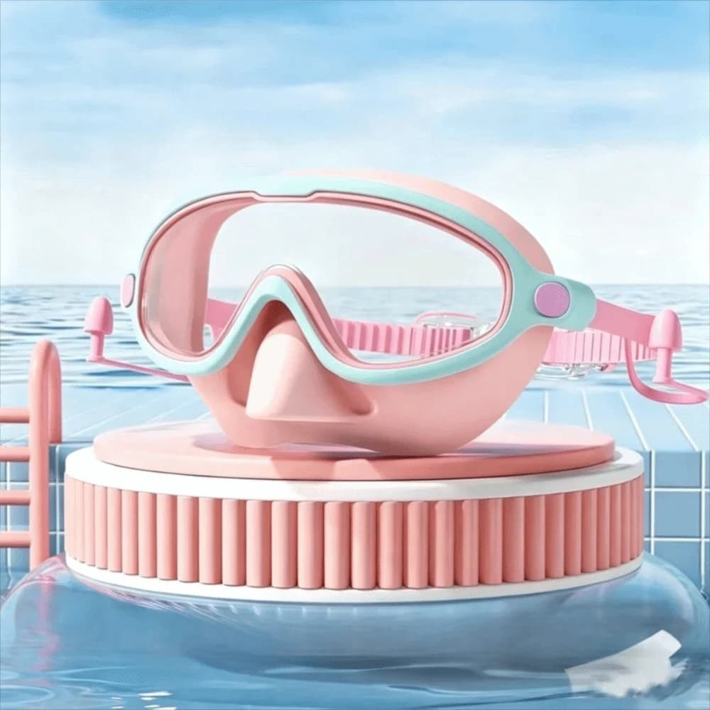 Silicone Swimming Glasses HD View Anti-fog Swim Goggles UV Protection Big Frame Swimming Goggles Swimming Accessories