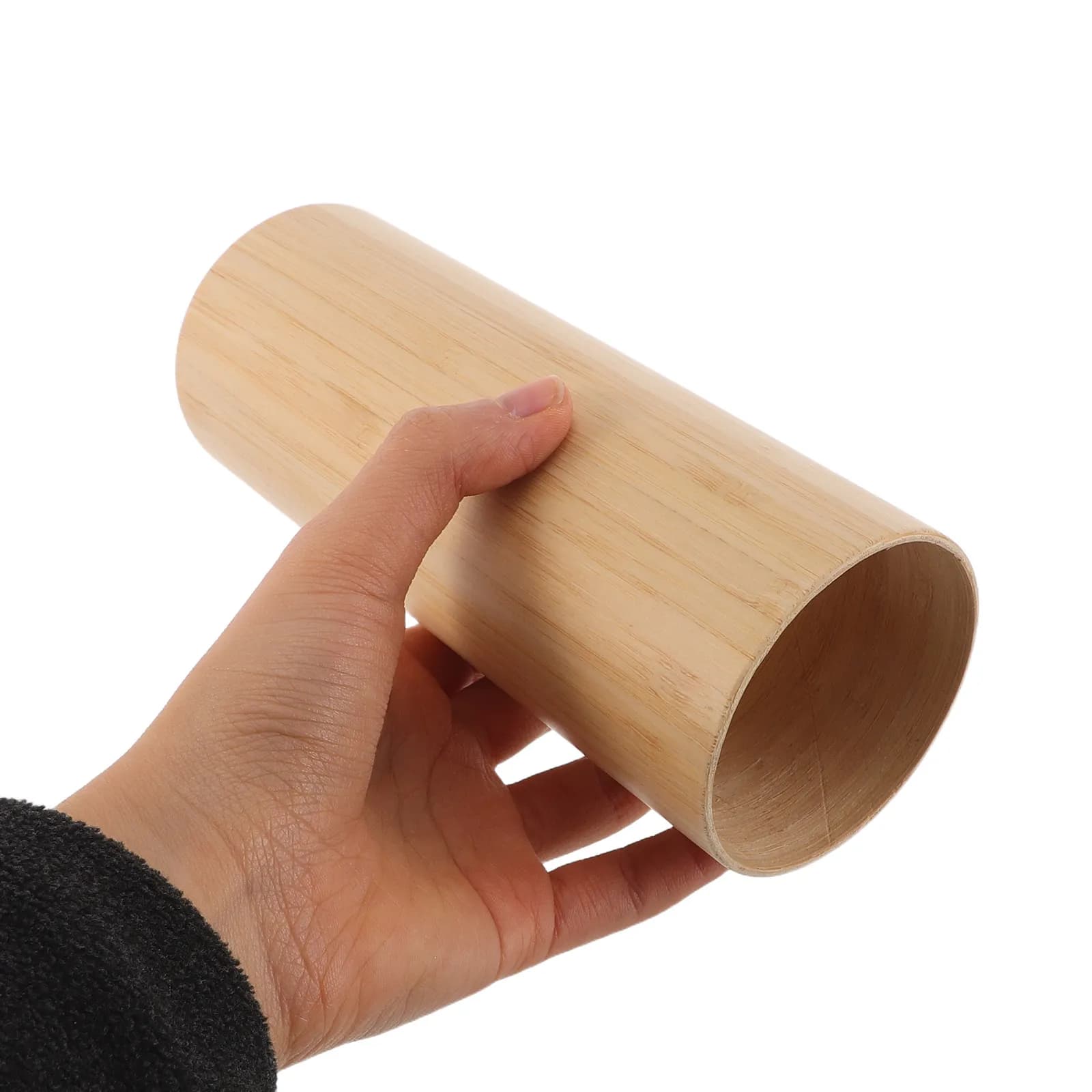 Authentic Japanese Bamboo Wind Chime Tubes Replacement Parts Thick Eco Bamboo Cylinder for Garden Patio Balcony Indoor DIY Chime
